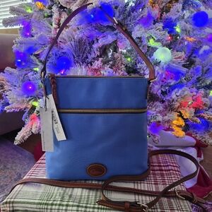 Blue Dooney Burke nwt two extra straps